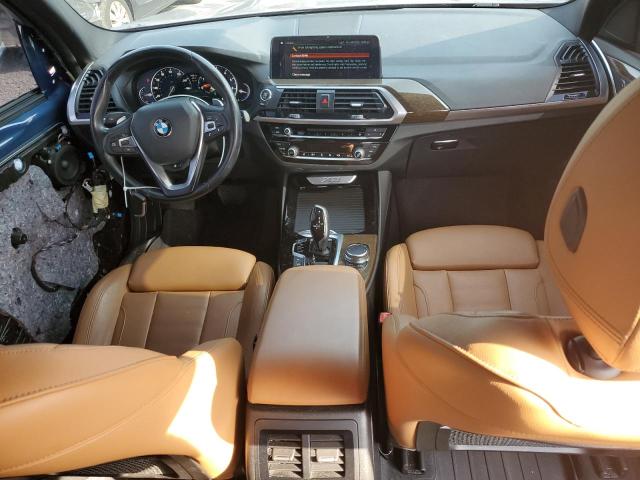 5UXTR9C5XJLD73854 - 2018 BMW X3 XDRIVE30I BLUE photo 8