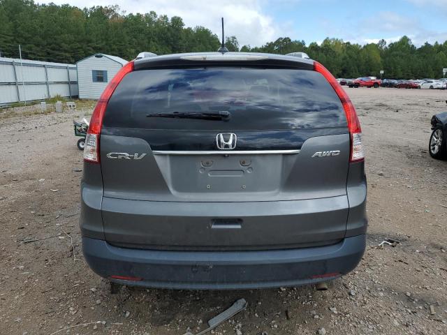 2HKRM4H70EH680836 - 2014 HONDA CR-V EXL GRAY photo 6