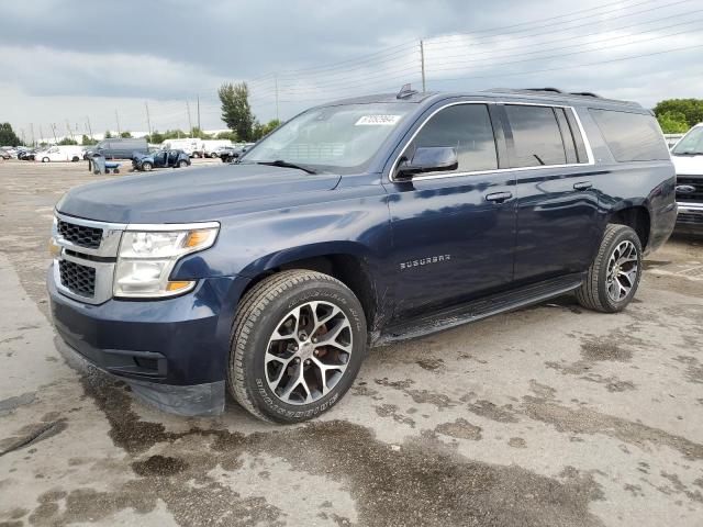 1GNSKHKC8HR226651 - 2017 CHEVROLET SUBURBAN K1500 LT BLUE photo 1