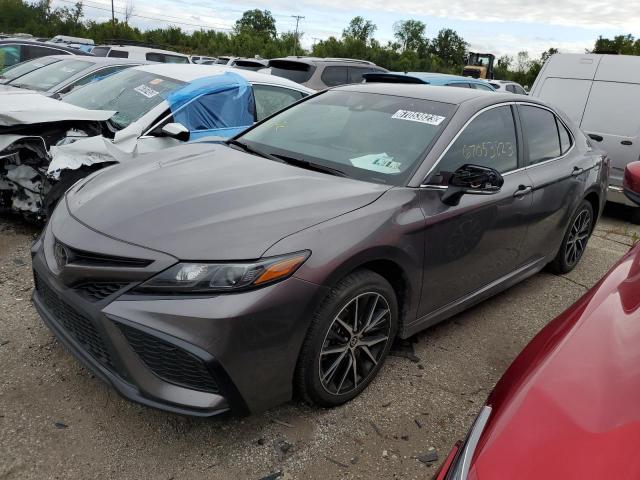 4T1G11AK4PU767477 - 2023 TOYOTA CAMRY SE NIGHT SHADE GRAY photo 1
