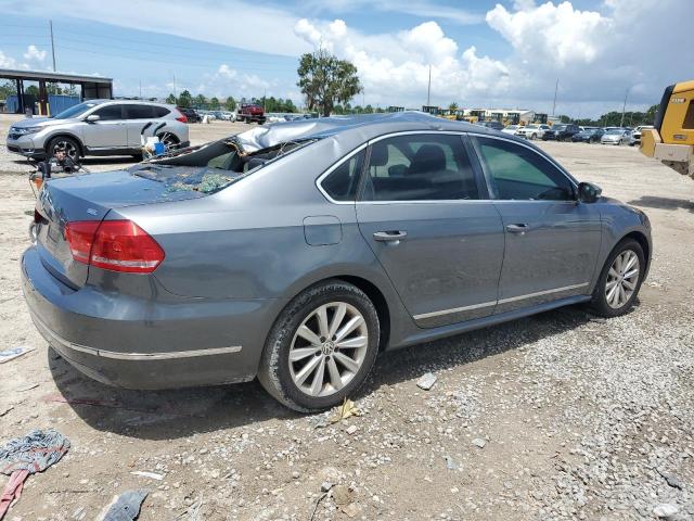 1VWCP7A39DC070785 - 2013 VOLKSWAGEN PASSAT SEL GRAY photo 3