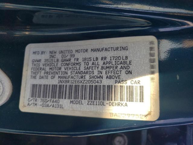 1NXBR12E6XZ205043 - 1999 TOYOTA COROLLA VE 绿色 照片 23