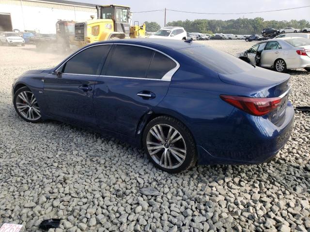 JN1EV7AR6JM440007 - 2018 INFINITI Q50 LUXE BLUE photo 2