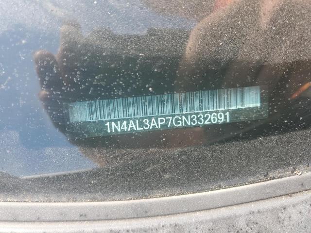 1N4AL3AP7GN332691 - 2016 NISSAN ALTIMA 2.5 SILVER photo 12