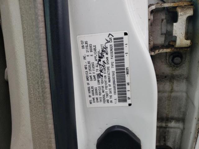 19UUA66288A007442 - 2008 ACURA TL WHITE photo 12