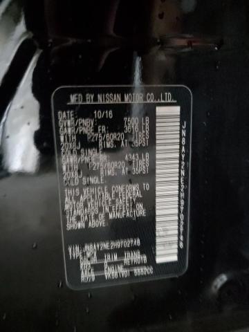 JN8AY2NE2H9702748 - 2017 NISSAN ARMADA PLATINUM BLACK photo 13