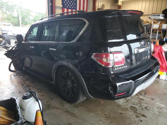 JN8AY2NE2H9702748 - 2017 NISSAN ARMADA PLATINUM BLACK photo 2