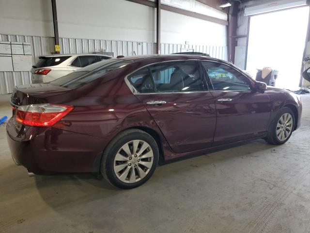 1HGCR3F83EA013684 - 2014 HONDA ACCORD EXL BURGUNDY photo 3