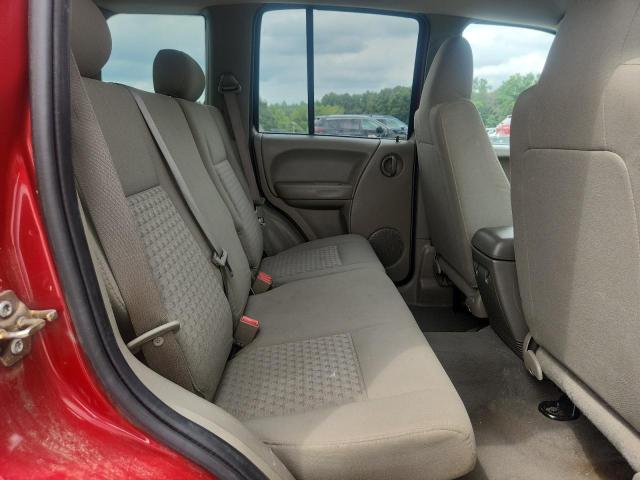 1J4GK48K87W697733 - 2007 JEEP LIBERTY SPORT წითელი ფოტო 10