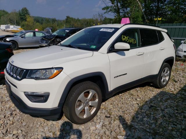 3C4NJDBB2JT483066 - 2018 JEEP COMPASS LATITUDE WHITE photo 1