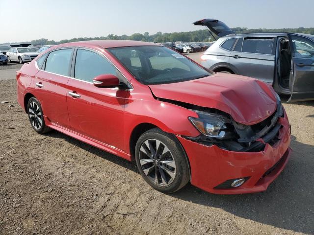 3N1AB7AP8HY397285 - 2017 NISSAN SENTRA S RED photo 4