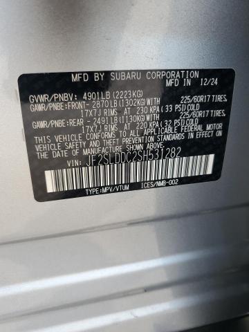 JF2SLDDC2SH531282 - 2025 SUBARU FORESTER PREMIUM Gümüş fotoğraf 13