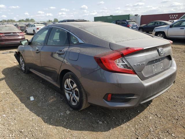 19XFC2F50HE065062 - 2017 HONDA CIVIC LX GRAY photo 2