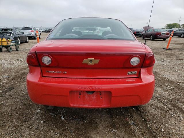 1G1JF52F957189045 - 2005 CHEVROLET CAVALIER LS RED photo 6