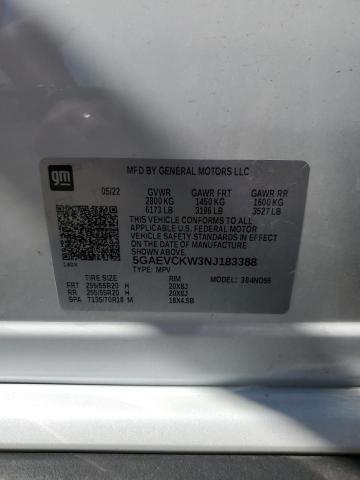 5GAEVCKW3NJ183388 - 2022 BUICK ENCLAVE AVENIR თეთრი ფოტო 14