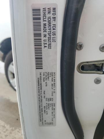 1C6RR7FT5PS527822 - 2023 RAM 1500 CLASSIC TRADESMAN WHITE photo 13