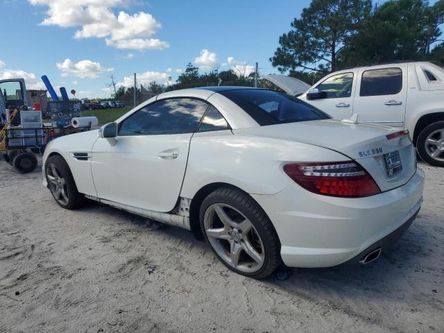 WDDPK5HA2DF066965 - 2013 MERCEDES-BENZ SLK 350 WHITE photo 2