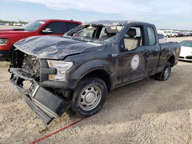 1FTEX1E84HFA67456 - 2017 FORD F150 SUPER CAB BLACK photo 1