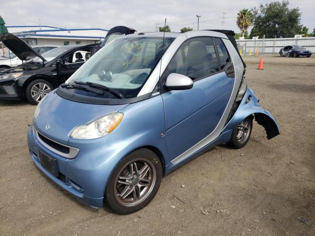 WMEEK3BAXBK433325 - 2011 SMART FORTWO PASSION BLUE photo 1