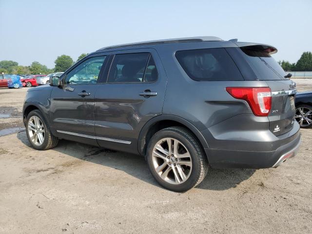 1FM5K8D88HGD16503 - 2017 FORD EXPLORER XLT ნაცრისფერი ფოტო 2