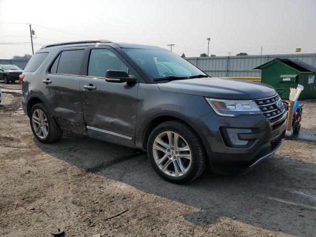 1FM5K8D88HGD16503 - 2017 FORD EXPLORER XLT ნაცრისფერი ფოტო 4