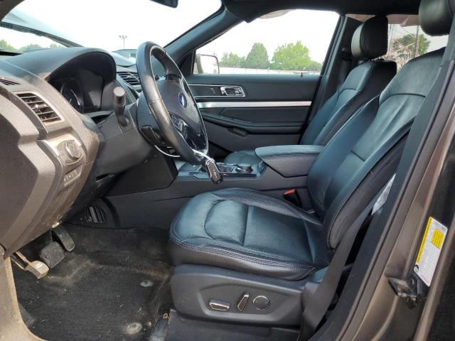 1FM5K8D88HGD16503 - 2017 FORD EXPLORER XLT ნაცრისფერი ფოტო 7