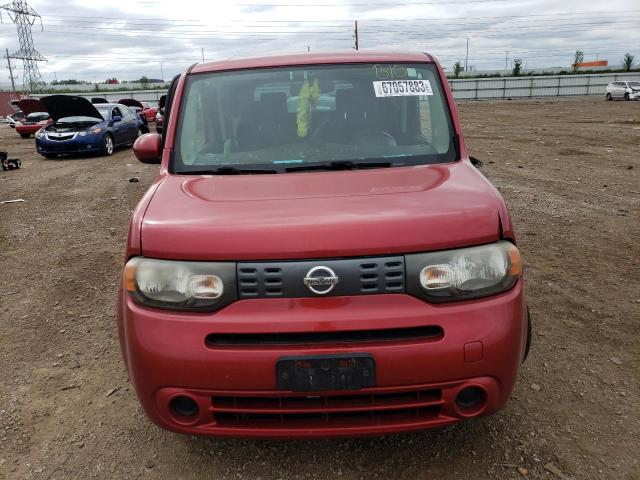 JN8AZ2KRXBT210192 - 2011 NISSAN CUBE BASE RED photo 5