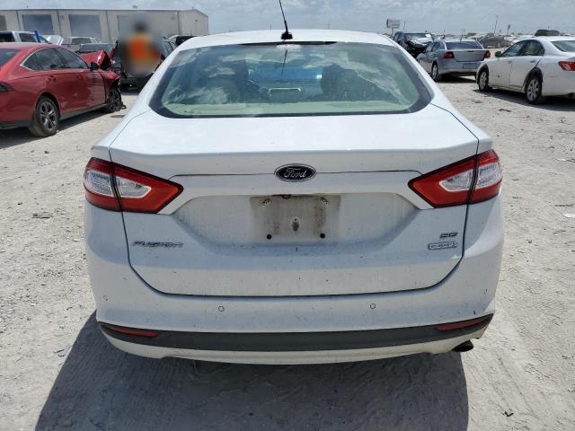 3FA6P0HD1GR174060 - 2016 FORD FUSION SE WHITE photo 6