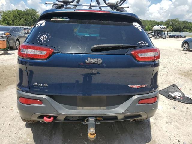 1C4PJMBX8JD586308 - 2018 JEEP CHEROKEE TRAILHAWK Mavi foto 6