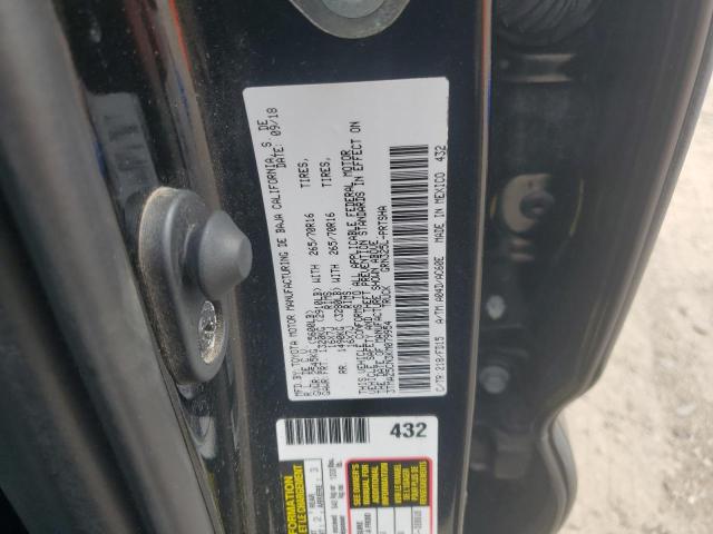 3TMAZ5CN3KM079954 - 2019 TOYOTA TACOMA DOUBLE CAB Schwarz Foto 12