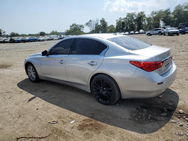 JN1CV7AR6HM681714 - 2017 INFINITI Q50 BASE SILVER photo 2