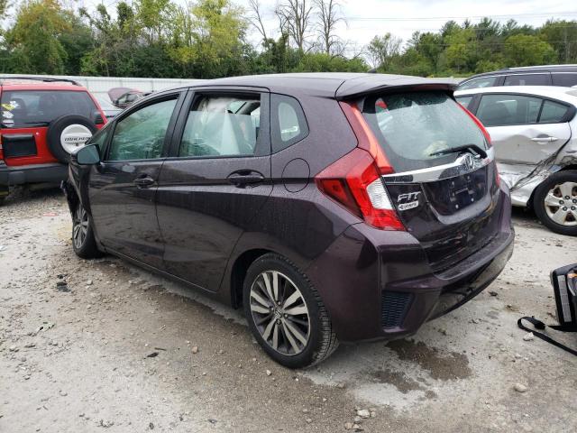 3HGGK5H81FM718082 - 2015 HONDA FIT EX PURPLE photo 2