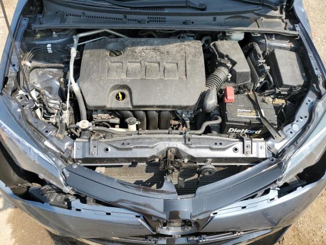 2T1BURHE3JC074974 - 2018 TOYOTA COROLLA L GRAY photo 11