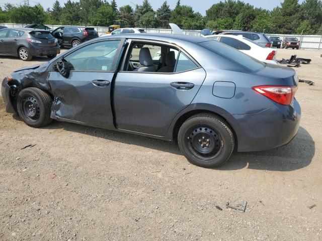 2T1BURHE3JC074974 - 2018 TOYOTA COROLLA L GRAY photo 2