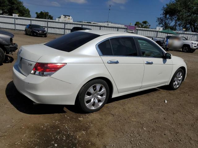 1HGCP36808A019341 - 2008 HONDA ACCORD EXL WHITE photo 3