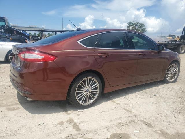 3FA6P0HDXFR102143 - 2015 FORD FUSION SE BURGUNDY photo 3