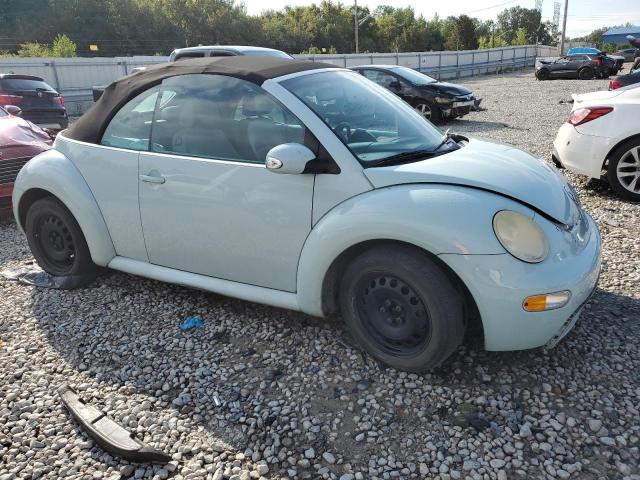 3VWBM31Y34M345476 - 2004 VOLKSWAGEN NEW BEETLE GL BLUE photo 4