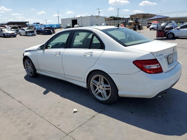 WDDGF5HB4DA860294 - 2013 MERCEDES-BENZ C 350 WHITE photo 2