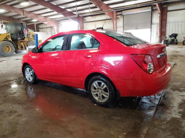 1G1JC5SH3F4220576 - 2015 CHEVROLET SONIC LT RED photo 2