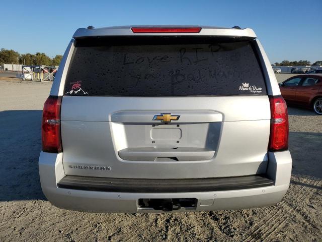 1GNSKHKC8GR344875 - 2016 CHEVROLET SUBURBAN K1500 LT SILVER photo 6