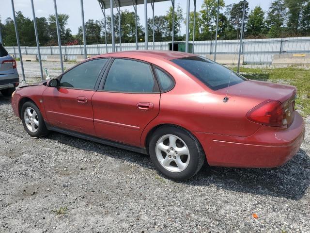 1FAFP55S61A267044 - 2001 FORD TAURUS SES RED photo 2