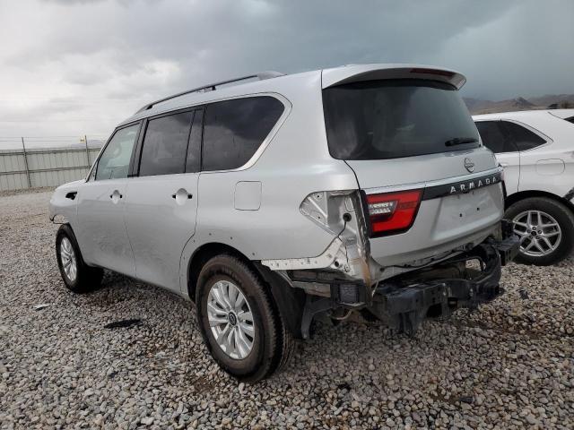 JN8AY2ADXP9690862 - 2023 NISSAN ARMADA S SILVER photo 2