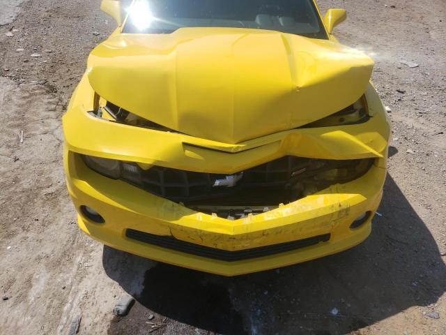 2G1FJ1EJ5B9168863 - 2011 CHEVROLET CAMARO SS YELLOW photo 11