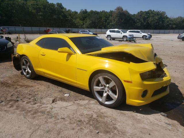 2G1FJ1EJ5B9168863 - 2011 CHEVROLET CAMARO SS YELLOW photo 4