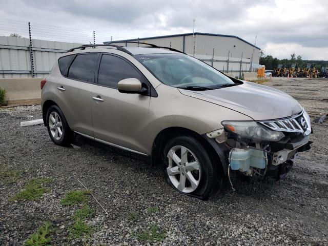 JN8AZ18U19W103532 - 2009 NISSAN MURANO S GOLD photo 4