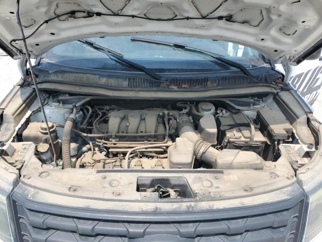 1FM5K8ARXGGD16062 - 2016 FORD EXPLORER POLICE INTERCEPTOR Biały zdjęcie 11