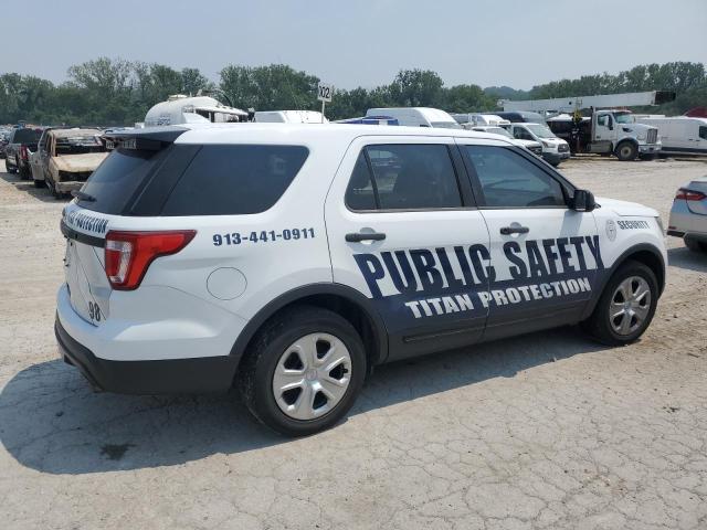 1FM5K8ARXGGD16062 - 2016 FORD EXPLORER POLICE INTERCEPTOR Biały zdjęcie 3