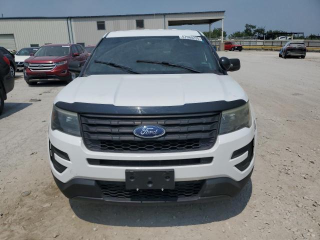 1FM5K8ARXGGD16062 - 2016 FORD EXPLORER POLICE INTERCEPTOR Biały zdjęcie 5