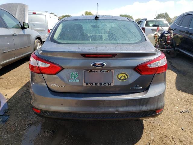 1FADP3F27EL265839 - 2014 FORD FOCUS SE GRAY photo 6