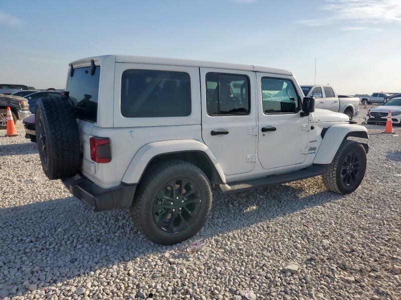 1C4JJXP67MW840820 - 2021 JEEP WRANGLER U SAHARA 4XE WHITE photo 3